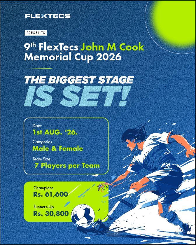 9th Flextecs John M Cook Memorial Cup 2026.