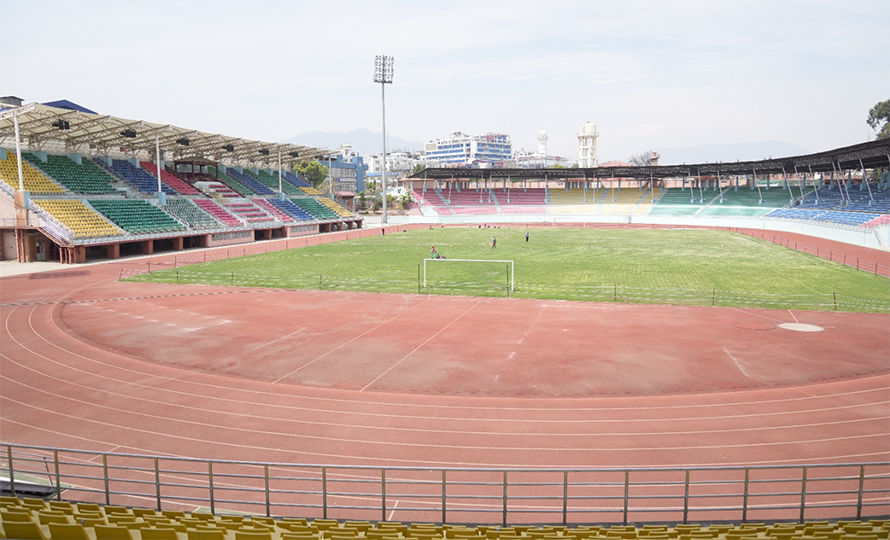 Futsal at दशरथ रंगशाला