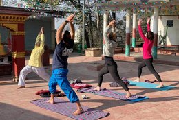 Gym at Bhaktapur Yoga retreat