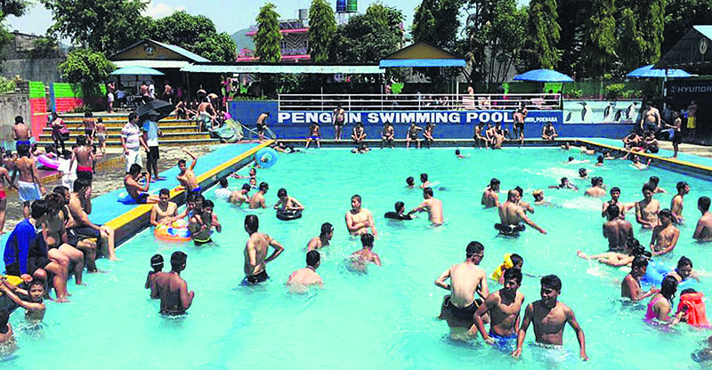 Swimming at CM Swimming Pool