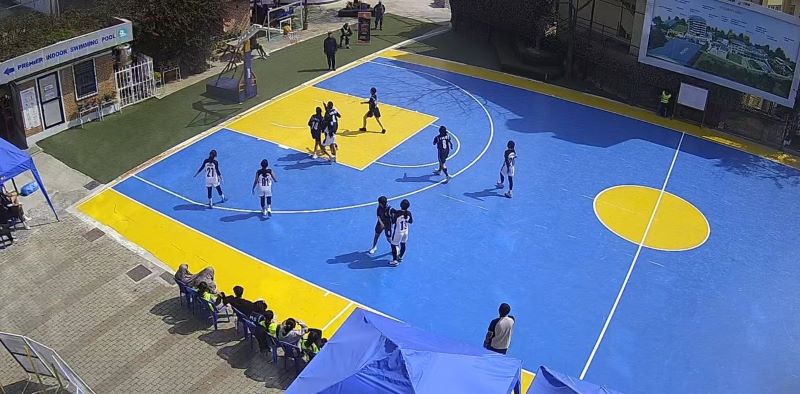 Basketball at Jansewa basketball ground