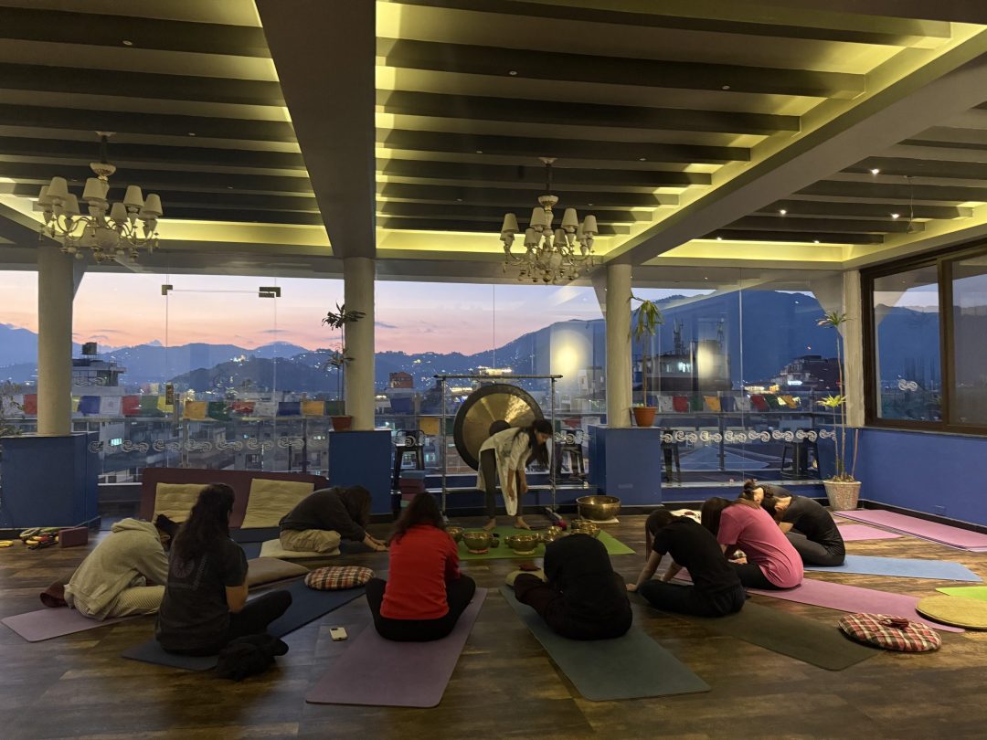 Gym at Kanchan Yoga Ashram Thamel