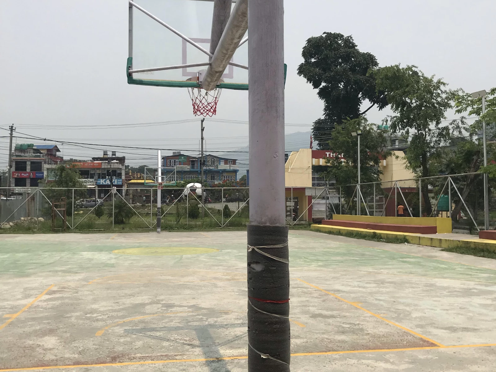 Basketball at local basketball court