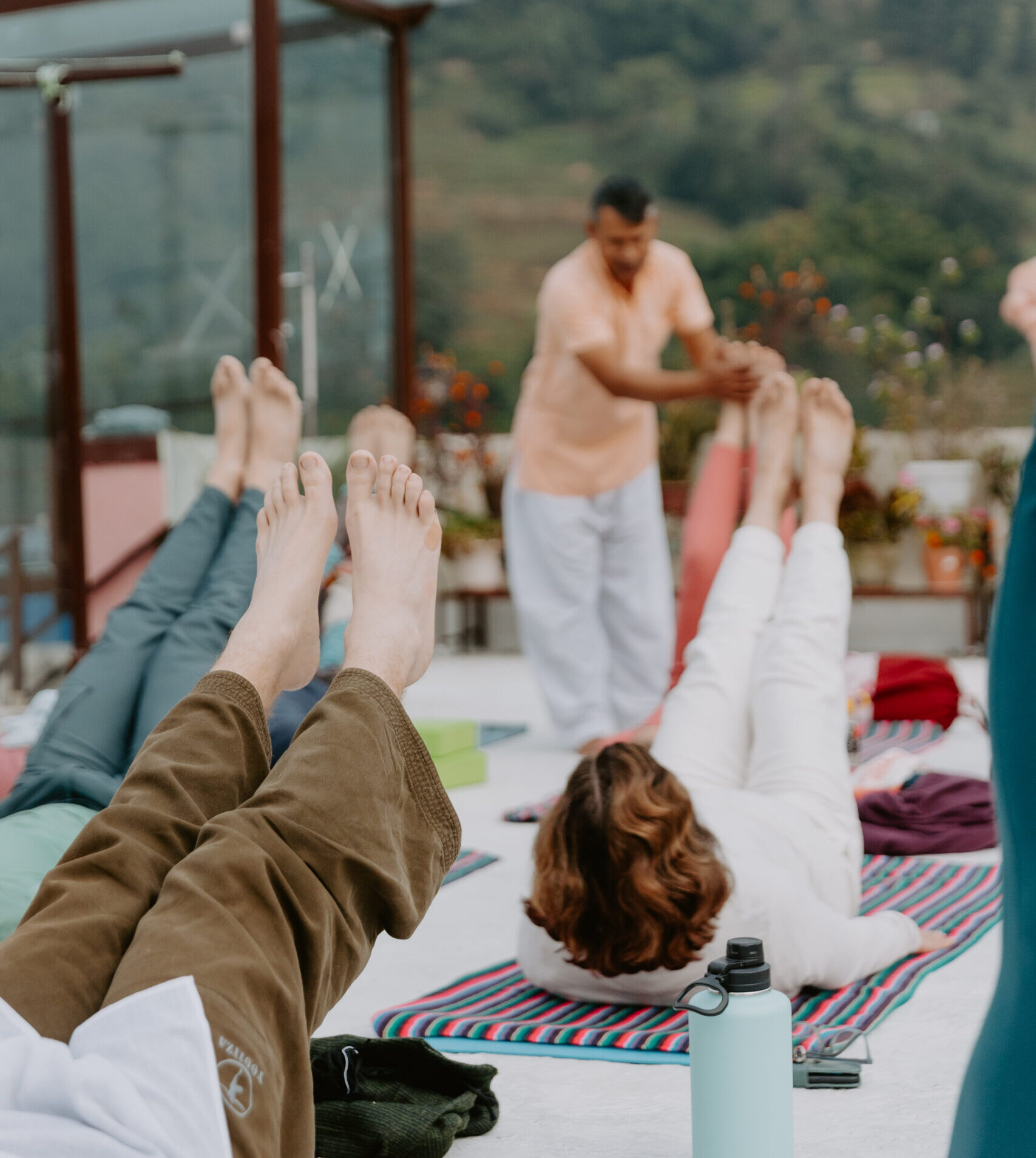 Gym at Nagarkot Yoga Hommestay with yoga retreat center