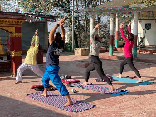 Gym at Niru Yoga Homestay with yoga retreat center