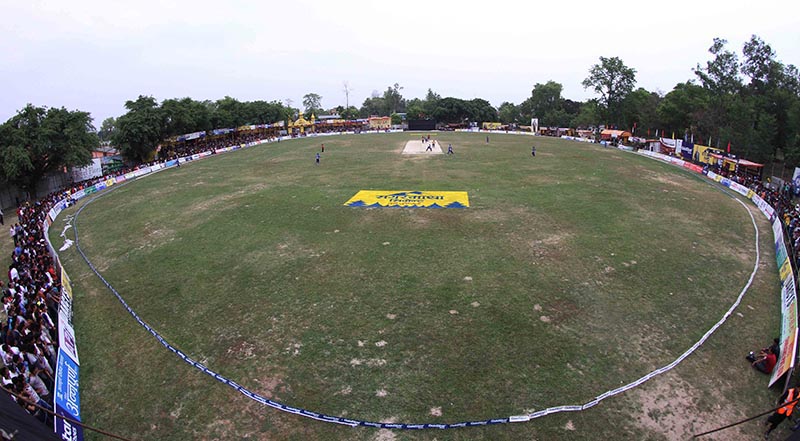 Cricket at SP cricket ground