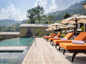 Swimming at The Pavilions Himalayas