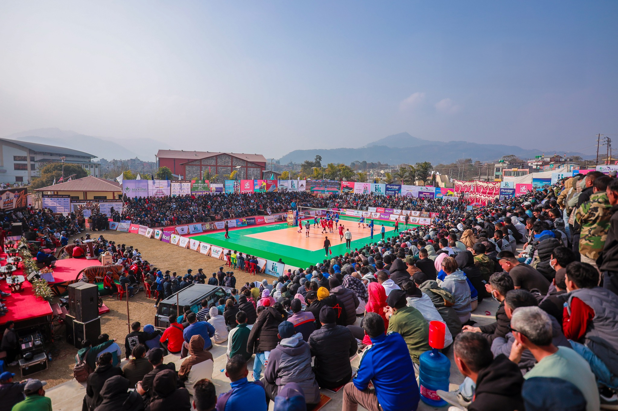 Volleyball at VolleyBall Court