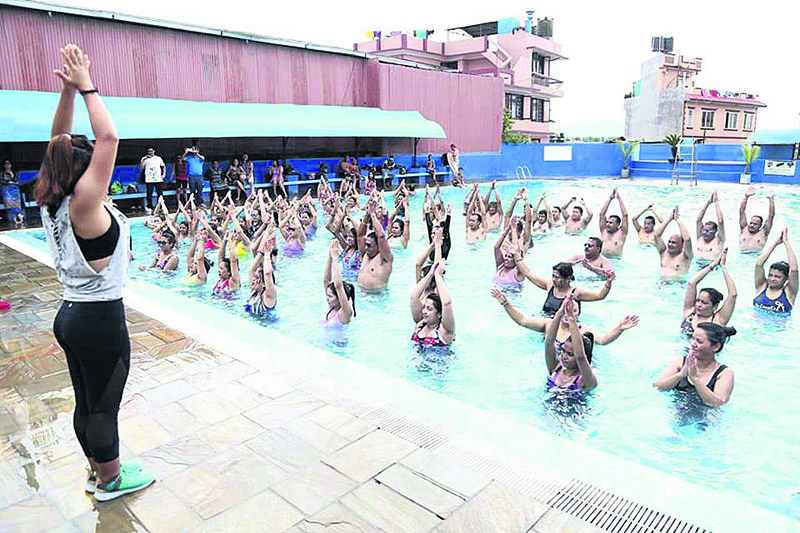 Swimming at WaYU Fitness & Slimming Centre